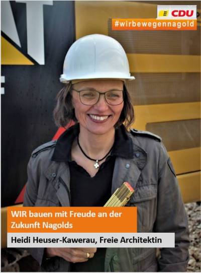 Heidi Heuser-Kawerau kandidiert für den Gemeinderat Nagold - wir bewegen Nagold! - Heidi Heuser-Kawerau kandidiert für den Gemeinderat Nagold - wir bewegen Nagold!